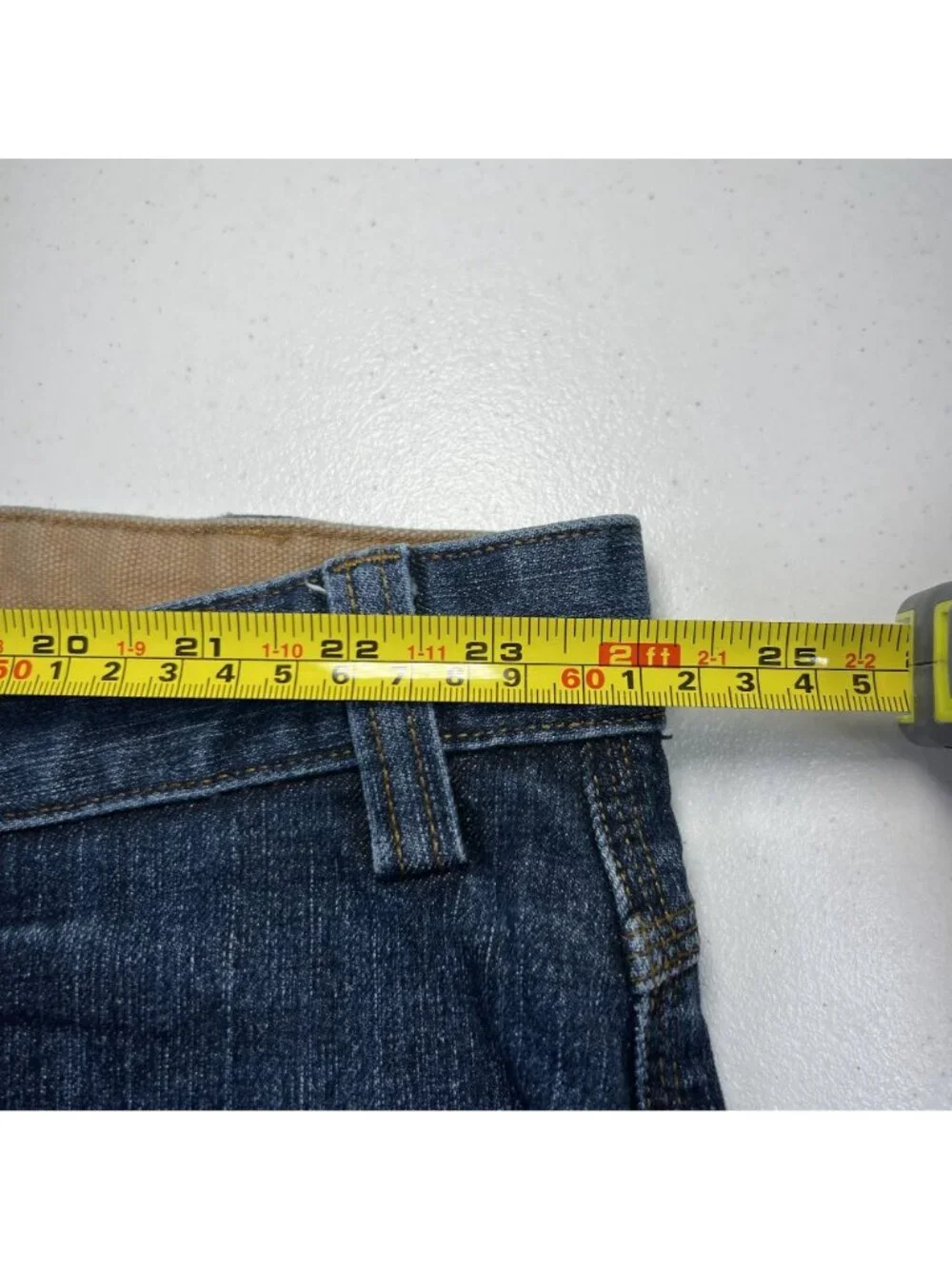 Duluth Trading Mens Blue Denim Flex Ballroom Jeans Size 48x32 Relaxed Fit